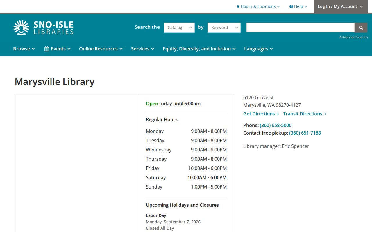 Marysville city directory research services at Sno-Isle Library